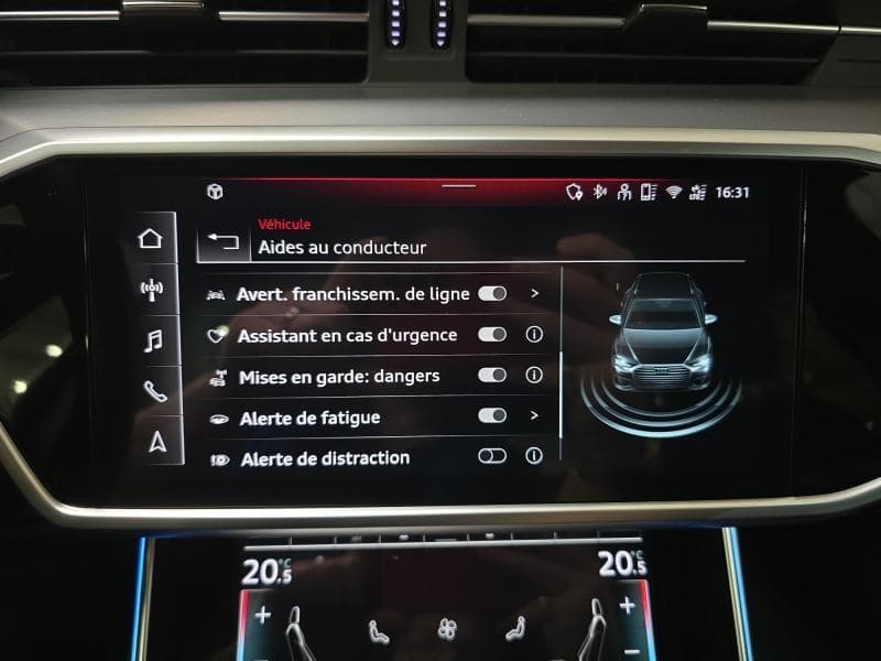 Audi A6 Avant S-line | 2.0 tdi 163 cv | GPS | Camera 360 | Carplay | LED | Double toit pano ouvrant - 25
