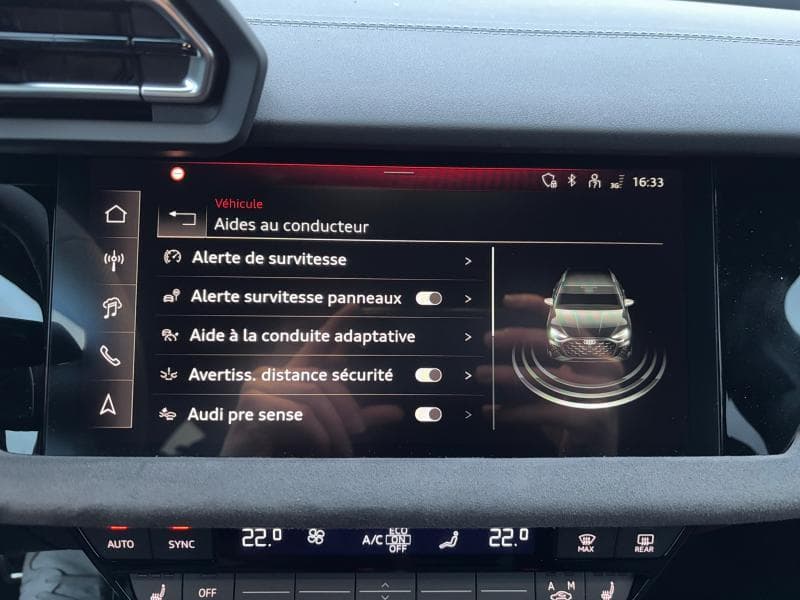 Audi A3 Sportback Competition hybride-GPS*Carplay*clim*Caméra*DriveSelect - tvac - 20