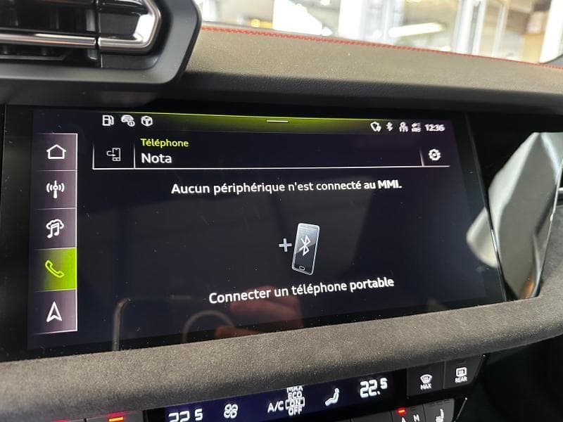 Audi A3 Berline S-Line int et ext | 1.5 TFSI 150 CV | Boite auto | GPS | Carplay | Sieges av electriques | kms evolutifs - 21