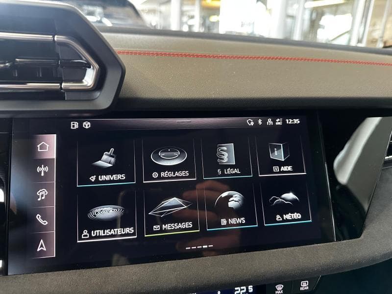 Audi A3 Berline S-Line int et ext | 1.5 TFSI 150 CV | Boite auto | GPS | Carplay | Sieges av electriques | kms evolutifs - 37