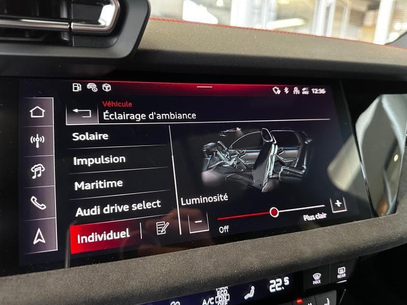 Audi A3 Berline S-Line int et ext | 1.5 TFSI 150 CV | Boite auto | GPS | Carplay | Sieges av electriques | kms evolutifs - 35