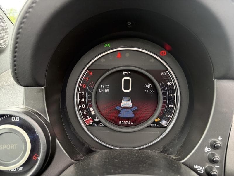 Abarth 595C Turismo | 1.4 L T-Jet 163cv | GPS | Capteurs Ar | Clim auto | Cuir - 14