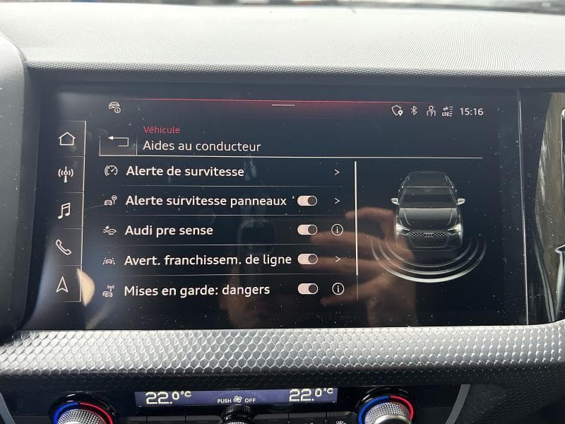 Audi A1 Advanced | 1.0 TFSI 95 CV | Capteurs av et arr | GPS | Carplay | Cruise control | + kit hiver | kms evolutifs - 25