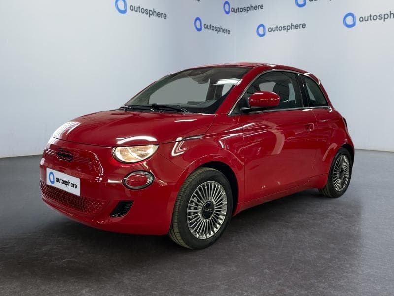 Fiat 500e Red*Boite auto*GPS*Caméra*Clim auto*!!! 21 kms !!! - 1