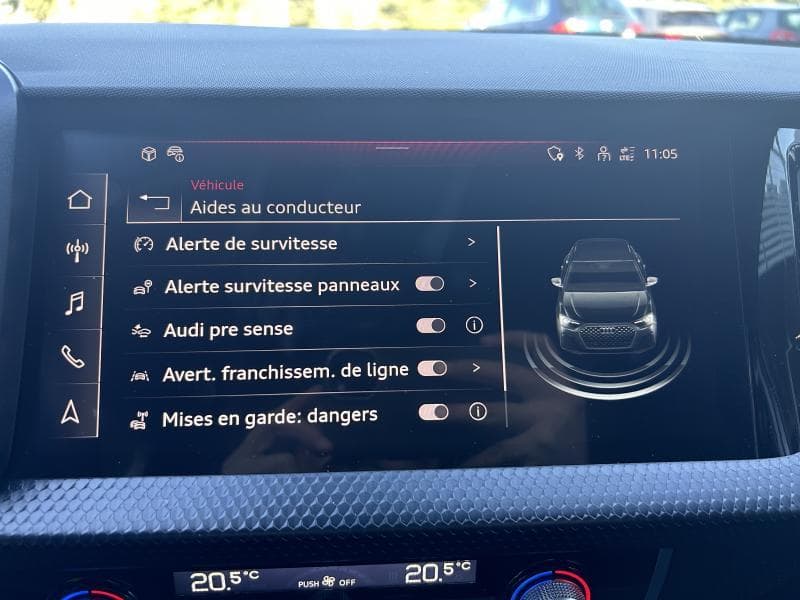 Audi A1 Advanced | 1.0 TFSI 95 CV | Capteurs av et arr | GPS | Carplay | Cruise control | kms evolutifs - 26