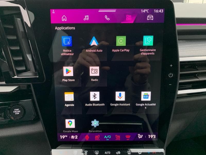 Renault Espace Iconic | 1.2 Hybrid 200 cv | Solarbay | Cuir | Clim | Gps | Alu - 19