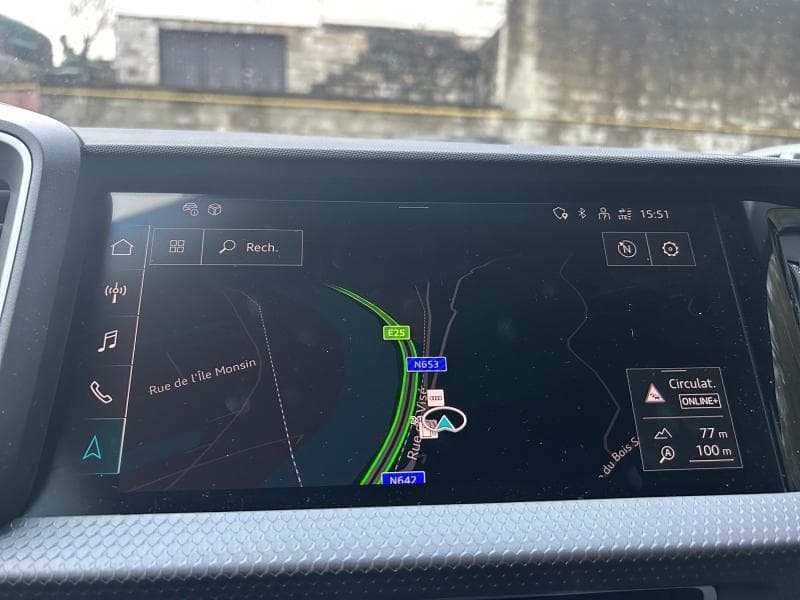 Audi A1 S Line ext | 1.0 TFSI 95 CV | Boite auto | Capteurs av et arr | Sieges en cuir | GPS | kms evolutifs - 19