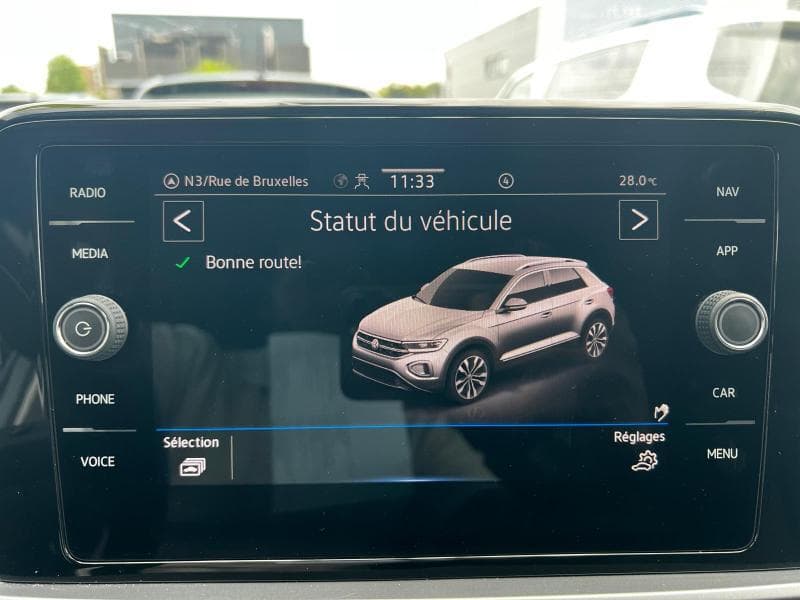 Volkswagen T-Roc Life | 1.5 TSI 150CH | GPS | Caméra | Carplay | Sièges Av chauffants | - 22