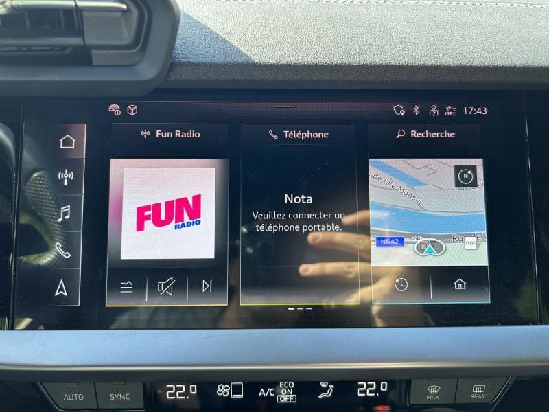 Audi A3 S-Line | 1.0 TFSI 110cv | Carplay | GPS | Capteurs Av+Ar | Sièges Av chauffants - 26