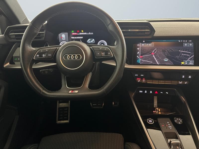 Audi A3 S-Line | 1.0 TFSI 110cv | Carplay | GPS | Capteurs Av+Ar | Sièges Av chauffants - 13