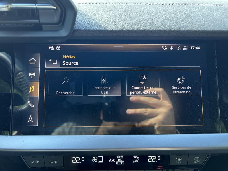 Audi A3 S-Line | 1.0 TFSI 110cv | Carplay | GPS | Capteurs Av+Ar | Sièges Av chauffants - 23