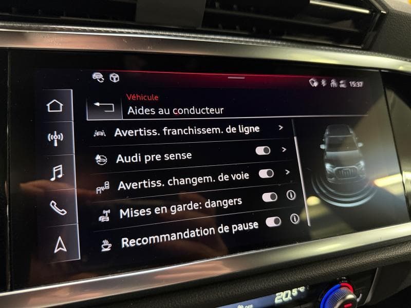 Audi Q3 S-Line | 1.5 TSI 150cv | Carplay | Caméra | GPS | Virtual Cockpit - 19
