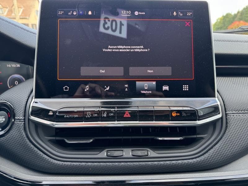 Jeep Compass Night Eagle | 1.5 Mhev 131cv | GPS | Caméra | Carplay | Capteurs Av/Ar | Clim auto - 23