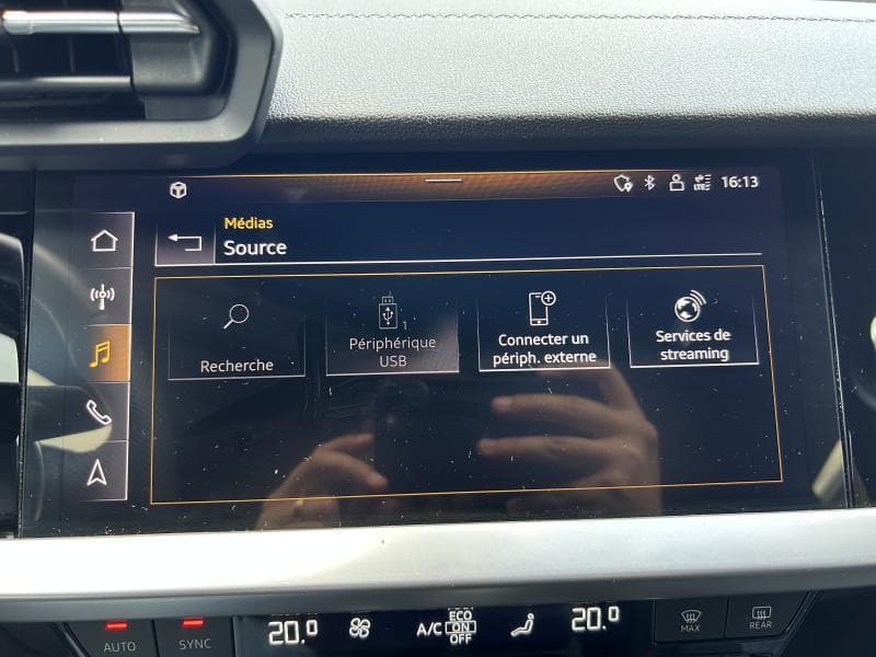 Audi A3 S-Line int et ext | 1.0 TFSI 110 CV | Boite auto | Carplay | Camera | GPS - 24