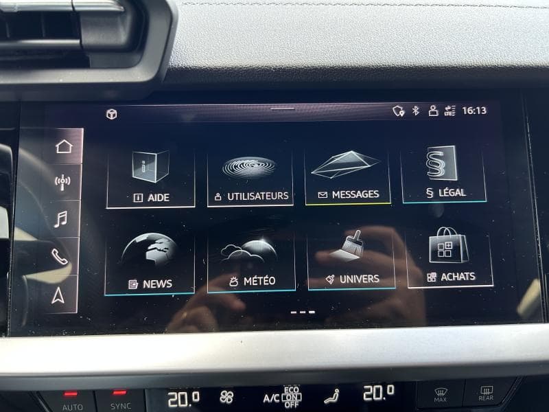 Audi A3 S-Line int et ext | 1.0 TFSI 110 CV | Boite auto | Carplay | Camera | GPS - 29
