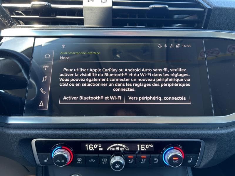 Audi Q3 Sportback | 1.5 TSI 150cv | S-line | Caméra360 | Carplay | Sièges Av chauffants - 16
