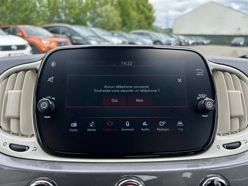 Fiat 500 MHEV | 1.0I 69cv | Carplay | Capteurs Ar | Clim | Cruise control - 17