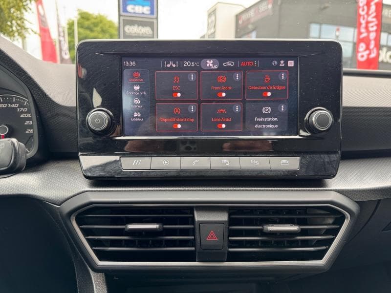 Seat Leon Style | 1.5 Tsi 150cv | Capteurs Ar | Clim auto | Carplay | Sièges Chauffants Av - 24