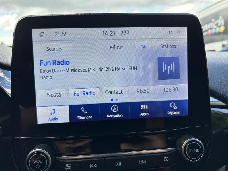 Ford Fiesta 1.0 EcoBoost mHEV 125 CV | Camera | GPS | LED | Sieges av et volant chauffants - 20