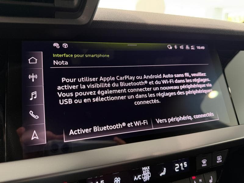 Audi A3 Sportback S-Line | 1.0 TFSI 110 CV | Carplay | Caméra360 | GPS | Sièges Av chauffants - 19