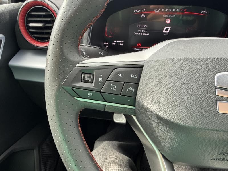 Seat Ibiza FR | 1.0 TSI 116 CV | Carplay | Caméra | Keyless | Virtual Cockpit | Capteurs Av/Ar - 18