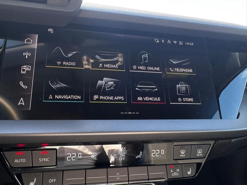 Audi A3 Sportback S-Line ext | 1.5 TFSIe 204 CV | Capteurs arr | GPS | Carplay | Sieges av chauffants | + kit hiver | kms evolutifs - 15