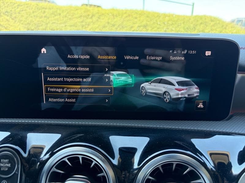 Mercedes-Benz CLA 180 Pack AMG | 1.3T 136cv | Carplay | Caméra | GPS | Capteurs Av+Ar - 23