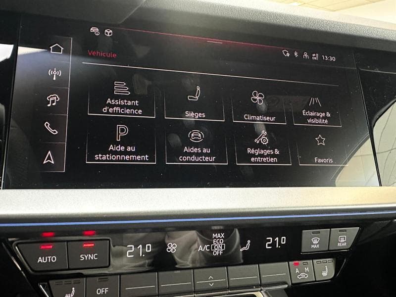 Audi A3 Sportback S-Line int et ext | 1.5 TFSI 116 CV | Boite auto | Camera | LED | Sieges av chauffants | + kit hiver | kms evolutifs - 12