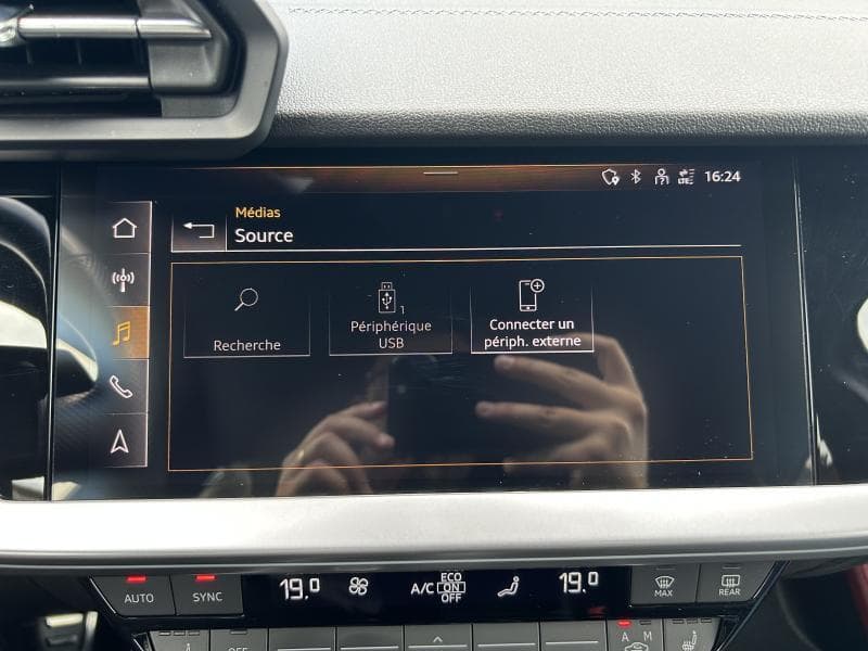 Audi A3 Sportback S-Line int et ext | 1.0 TFSI 110 CV | Boite auto | Capteurs av et arr | GPS | Carplay - 24