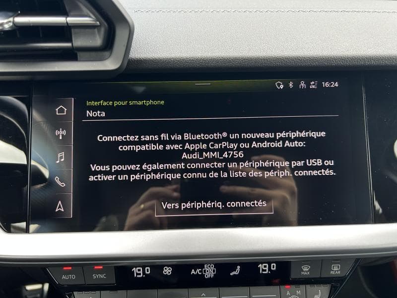Audi A3 Sportback S-Line int et ext | 1.0 TFSI 110 CV | Boite auto | Capteurs av et arr | GPS | Carplay - 21