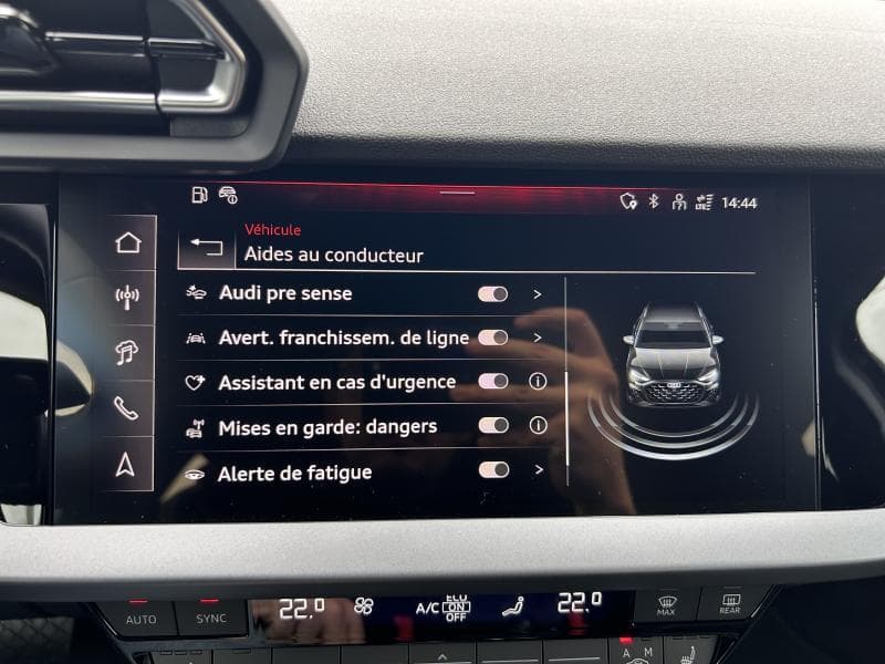 Audi A3 Sportback Advanced | 1.5 TFSI 116 CV | Boite auto | Camera | GPS | Carplay | + kit hiver | kms evolutifs - 26