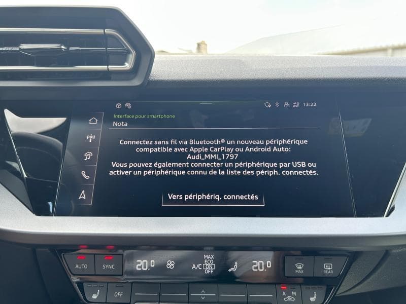 Audi A3 S-Line | 1.5 TSI 150Cv | Carplay | Camera | Virtual Cockpit | Sièges AV chauffants - 17