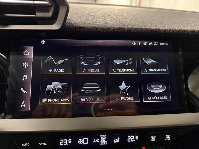 Audi A3 Sportback Advanced | 1.5 TFSI 150 CV | Caplay | Int Sport | Capteurs AV ARR | Clim Auto - 20