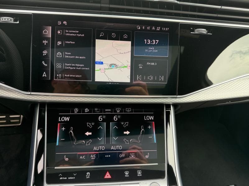 Audi Q7 S Line | 3.0 TDI 285CV | 7 Places | 4x4 | Carplay | GPS | Caméra | Toit ouvrant | Led Matrix | Attelage | Vortual Cockpit | Sièges AV chauffants | Capteurs AV+AR | Clim Auto |  Bluethooth - 18