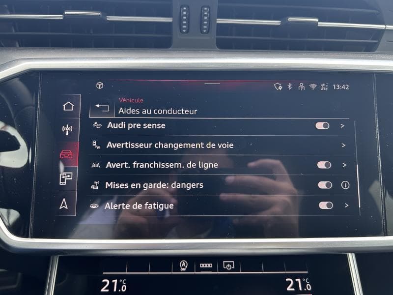 Audi A6 S-line int et ext | 2.0 TDI 163 CV | Camera | Toit ouvrant et pano | GPS | Sieges av et volant chauffants - 29