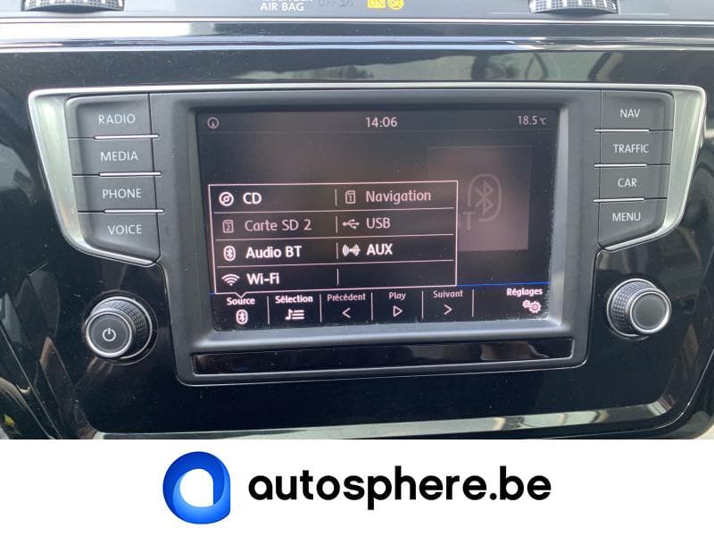 Volkswagen Touran III Highline -7 places/gps/toit ouvrant pano - 19