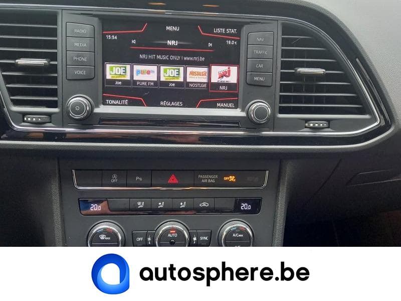 Seat Leon Style 1.6TDi 110cv DSG7 - GPS/Airco auto - 23
