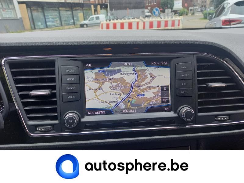 Seat Leon Style 1.6TDi 110cv DSG7 - GPS/Airco auto - 24