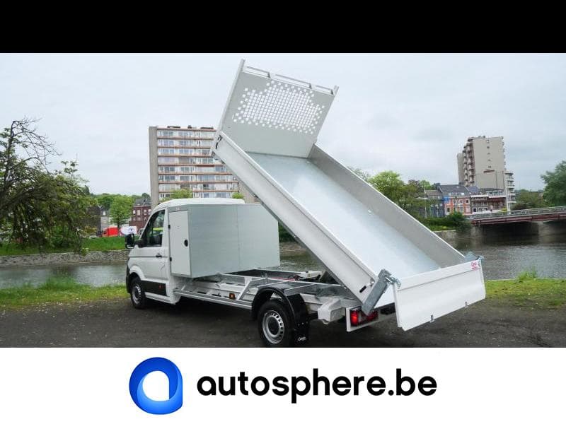 Volkswagen Crafter L4 avec benne galvanisée et coffre a dos - 6
