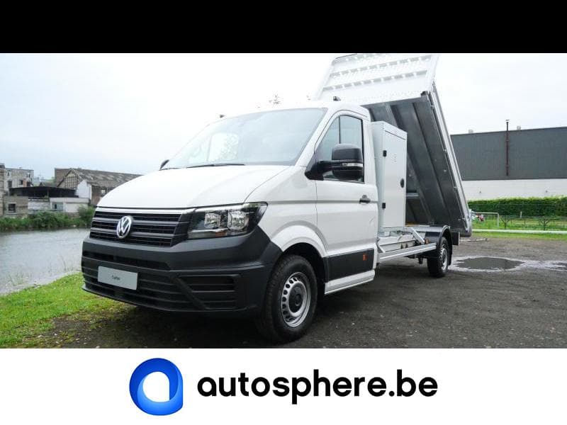 Volkswagen Crafter L4 avec benne galvanisée et coffre a dos - 5