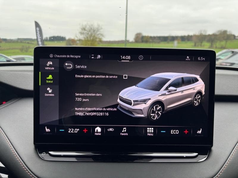 Skoda Enyaq | 82 Kwh - 204 cv | Camera | Cuir | Attache | 100% déductible - 31
