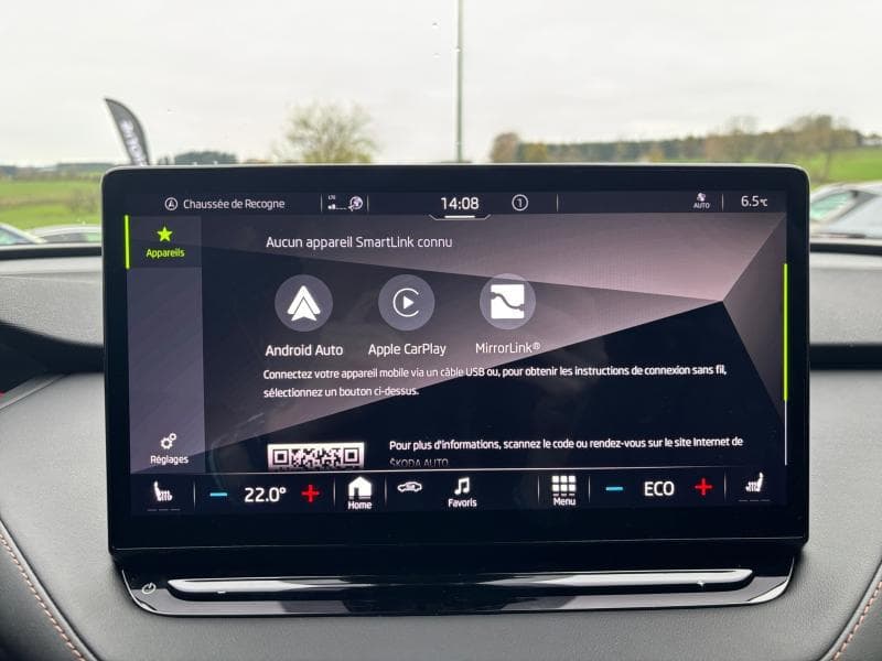Skoda Enyaq | 82 Kwh - 204 cv | Camera | Cuir | Attache | 100% déductible - 22