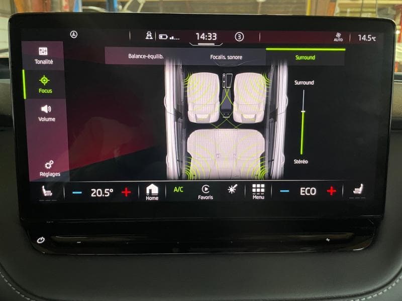 Skoda Enyaq Sportline - 82kWh 204cv - Toit pano/Cam 360°/ACC - 37