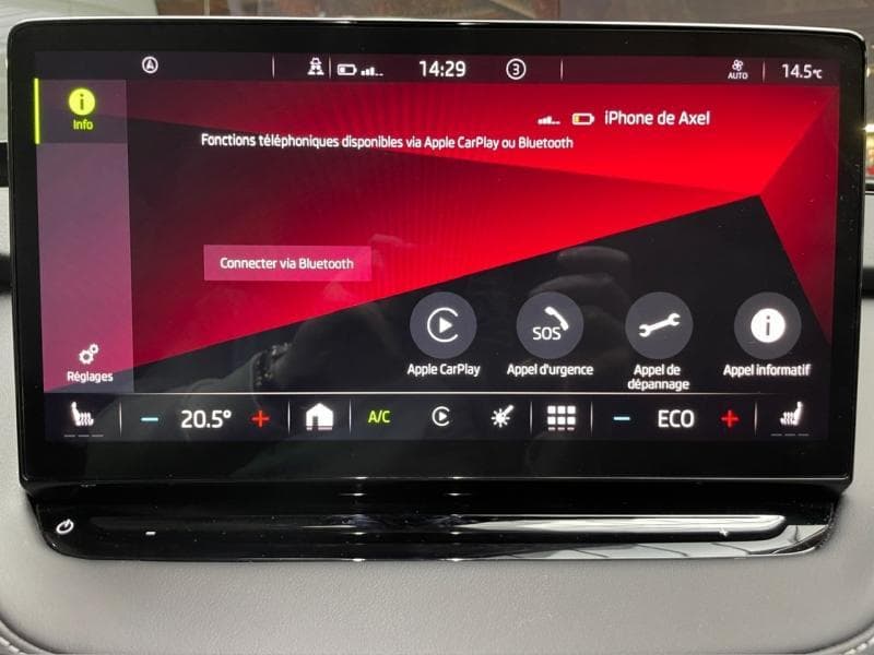 Skoda Enyaq Sportline - 82kWh 204cv - Toit pano/Cam 360°/ACC - 26
