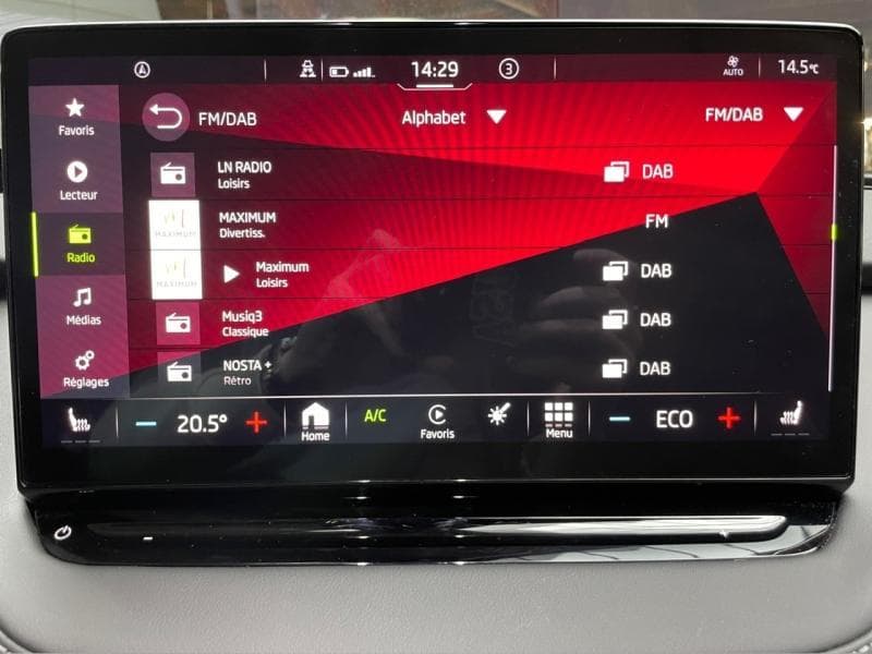 Skoda Enyaq Sportline - 82kWh 204cv - Toit pano/Cam 360°/ACC - 25