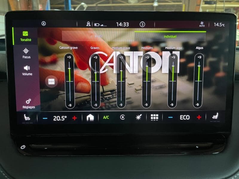 Skoda Enyaq Sportline - 82kWh 204cv - Toit pano/Cam 360°/ACC - 36