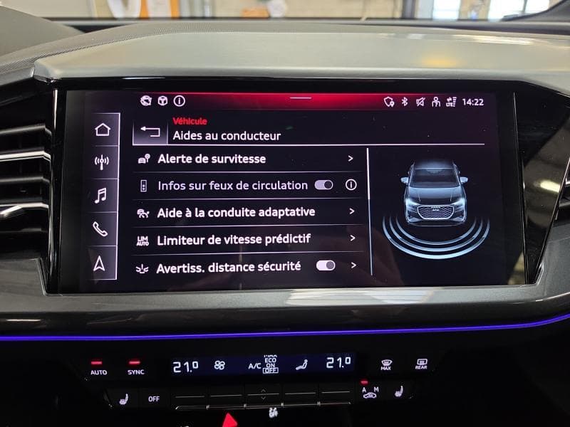 Audi Q4 e-tron S-Line | 82kWh 204 cv | Camera | GPS | Carplay | Alcantara - 26